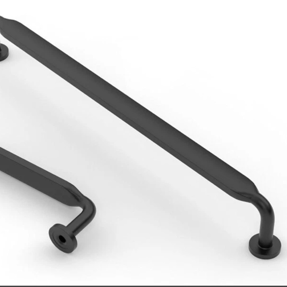Asidrama 11.3” Matte Black Kitchen Cabinet Handles, Long, 4 Pack, NEW